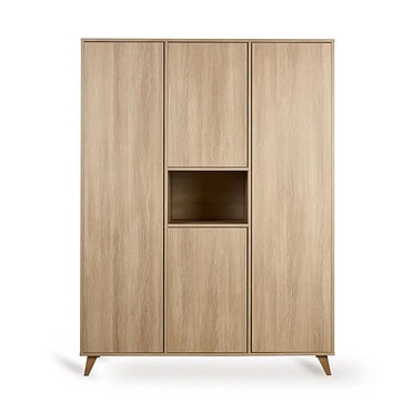 Quax Loft 3-deurs kast honey ash