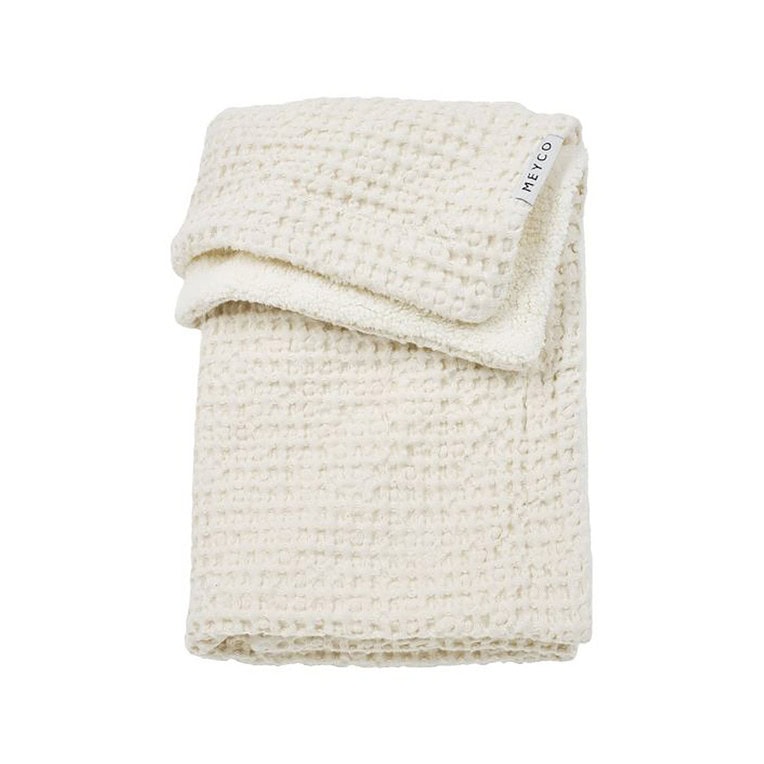 Meyco ledikantdeken waffle teddy