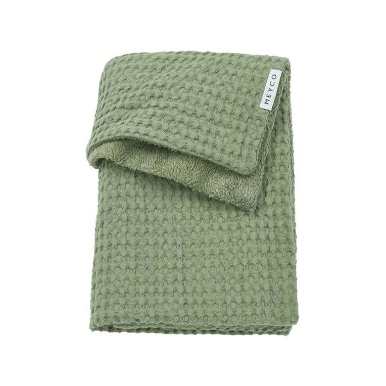 Meyco ledikantdeken waffle teddy