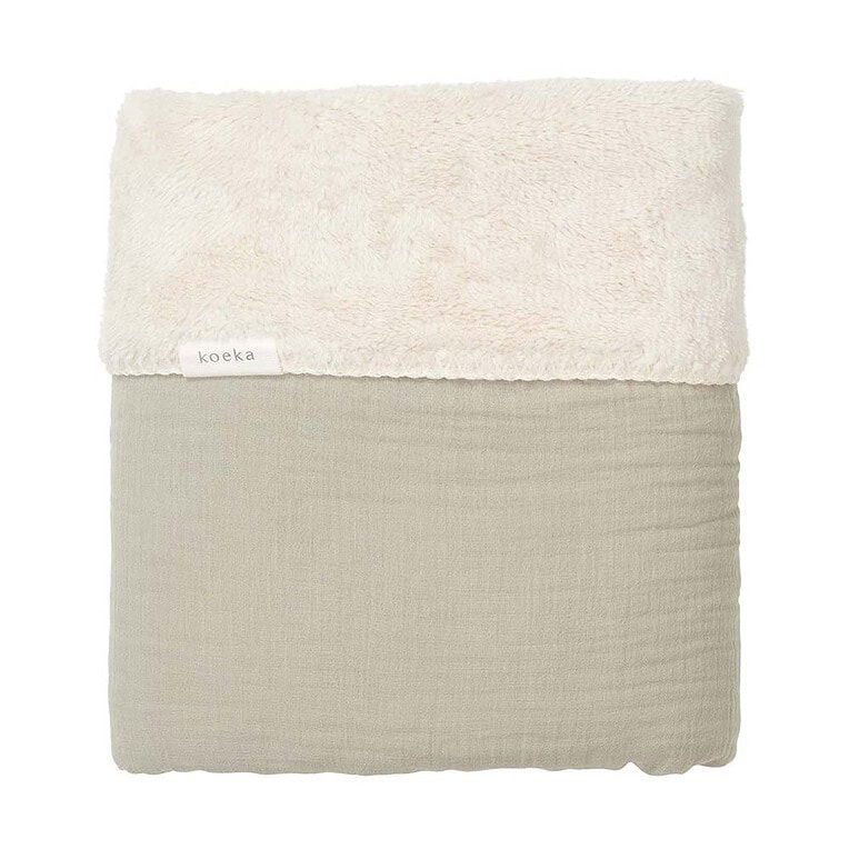 Koeka ledikantdeken teddy faro