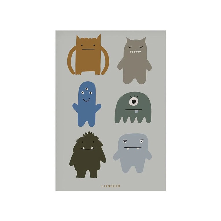 Liewood Beverly Poster Monster
