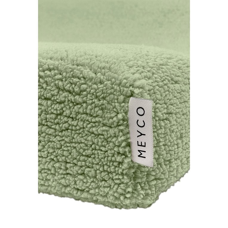 Meyco waskussenhoes teddy - Olive Green
