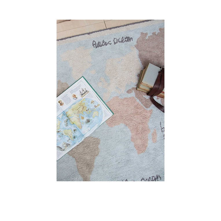 Lorena Canals vloerkleed vintage map