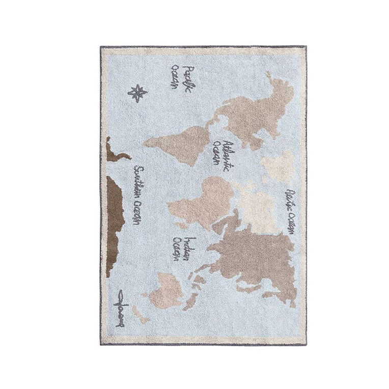 Lorena Canals vloerkleed vintage map