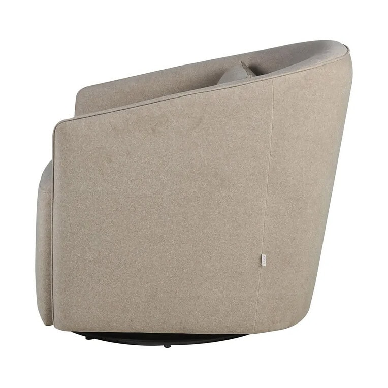Quax Gomi Gliding & Swivel stoel - Mohair Latte