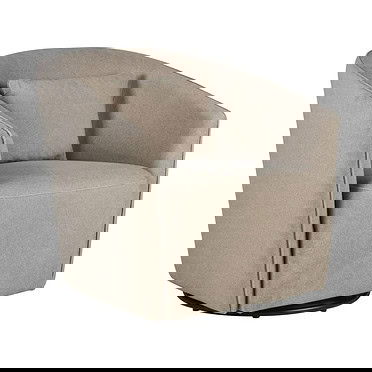 Quax Gomi Gliding & Swivel stoel - Mohair Latte