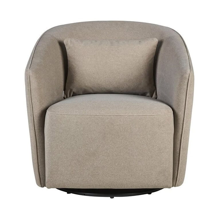 Quax Gomi Gliding & Swivel stoel - Mohair Latte
