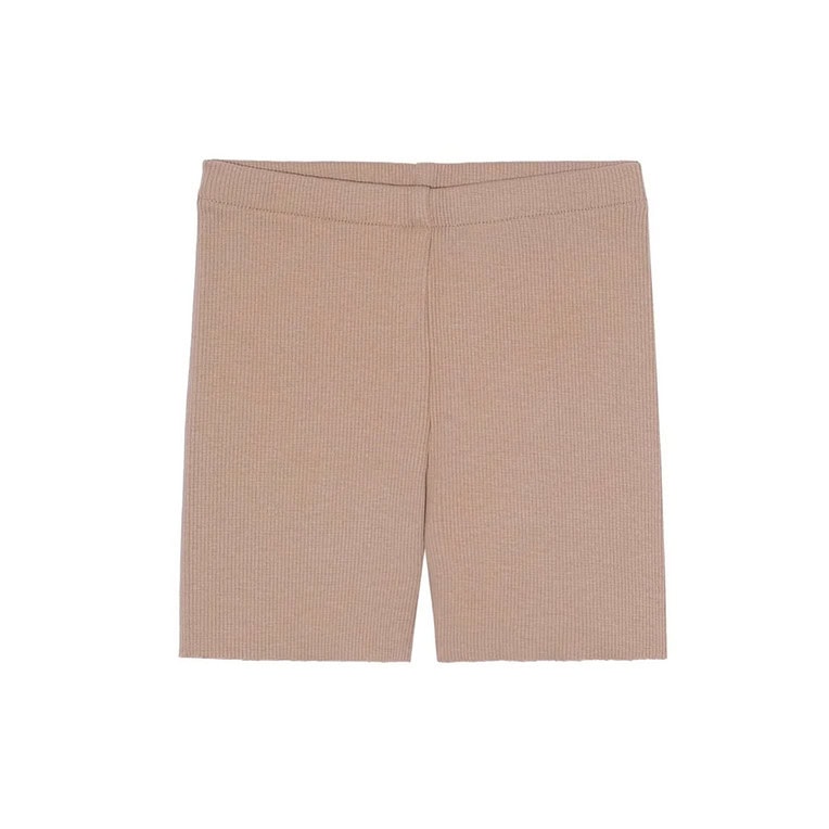 A Basic Brand rib shorts