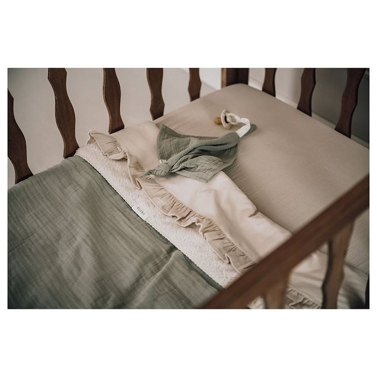 Koeka Wieglaken en Hoeslaken Ruffle - Warm White