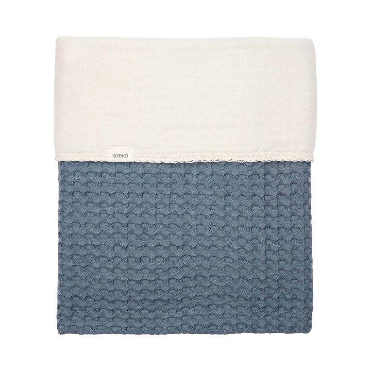Koeka wiegdeken Wafel cotton fleece