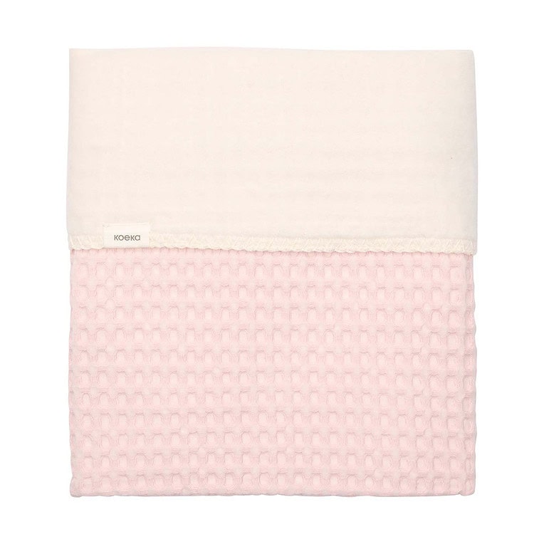 Koeka deken Wafel cotton fleece