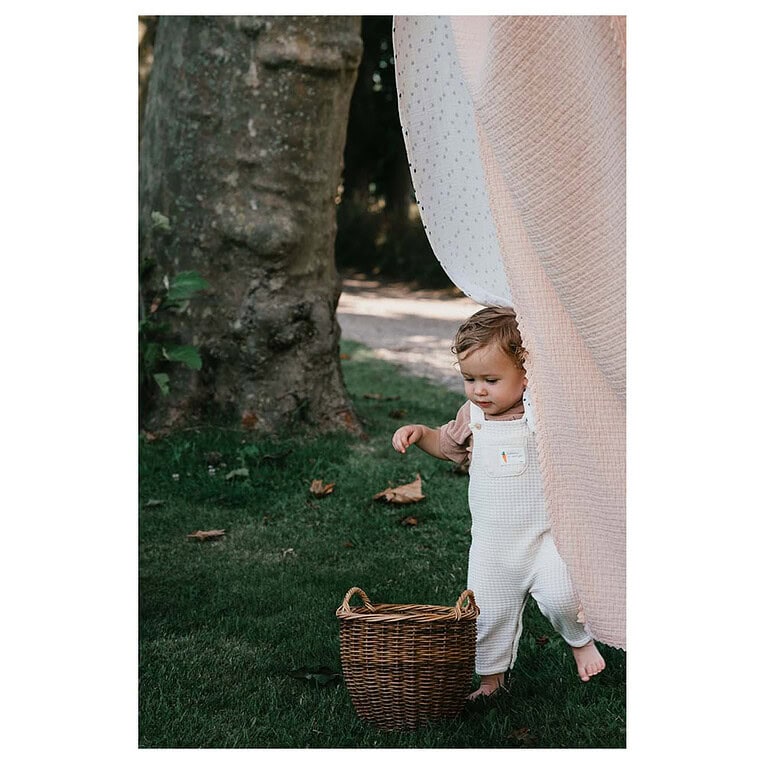 Koeka Ledikantdeken Lace Elba - Peach
