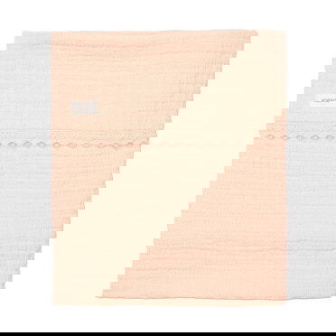 Koeka Ledikantdeken Lace Elba - Peach