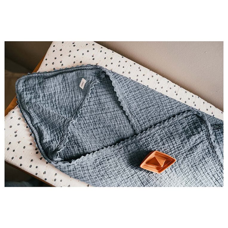 Koeka Omslagdoek Lace Elba - Blue Stone