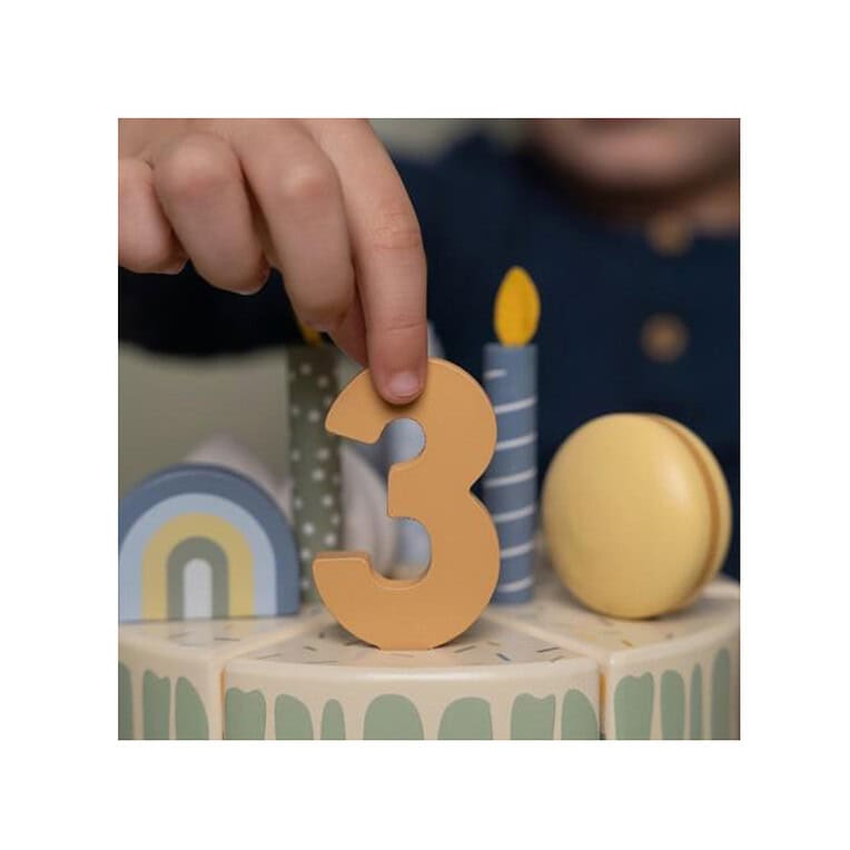 Little Dutch verjaardagstaart hout