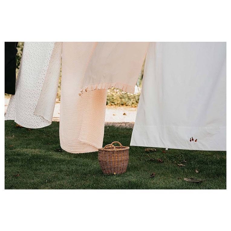 Koeka laken + hoeslaken ruffle faro