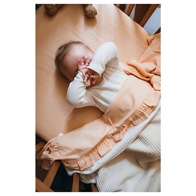 Koeka laken + hoeslaken ruffle faro