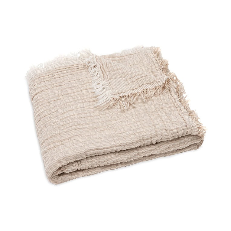 Jollein deken wieg fringe stripe