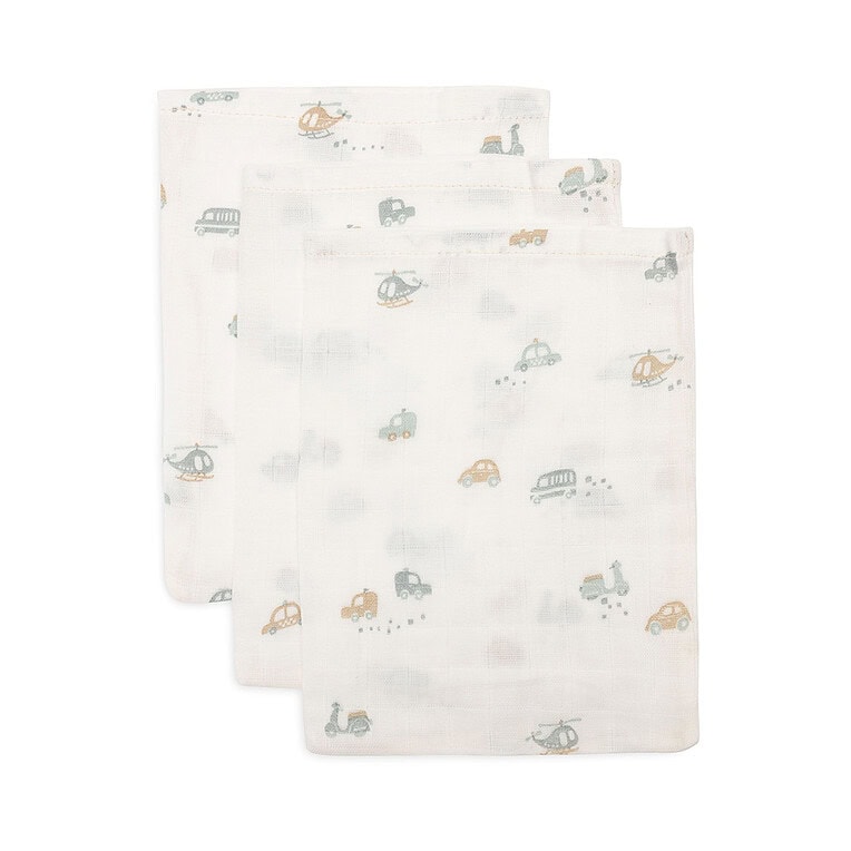 Jollein hydrofiele washandjes 3 pack