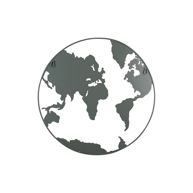 Present Time memo board world map