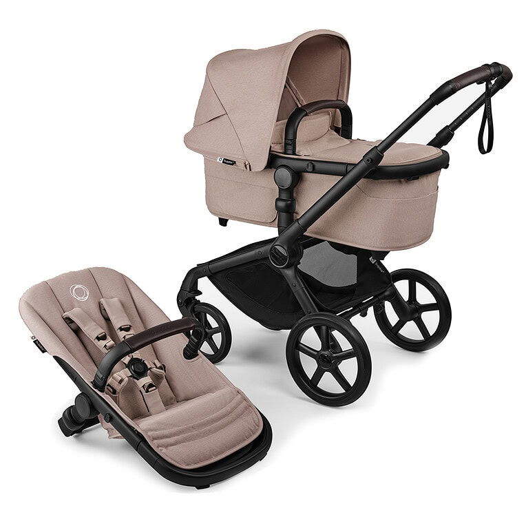 Bugaboo Fox5 Renew Black/Desert Taupe Melange Desert