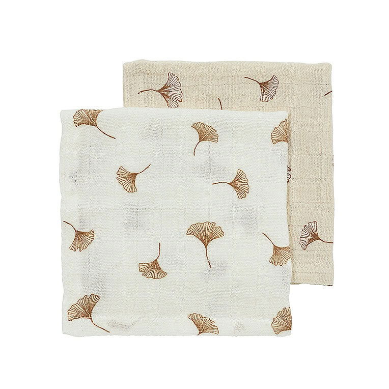Meyco 2-pack monddoekjes Gingko