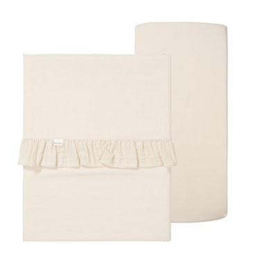 Koeka ruffle faro hoes- lakenset led