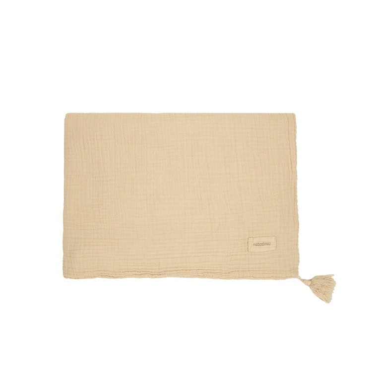 Nobodinoz washed muslin deken wabi sabi