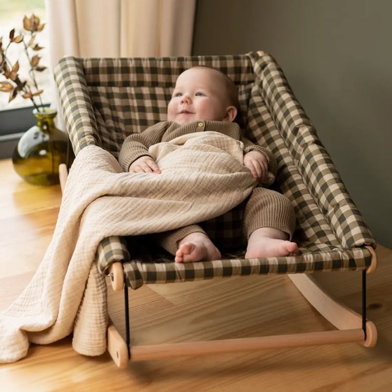 Nobodinoz washed muslin deken wabi sabi