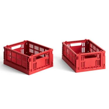 HAY colour crate mini set of 2 red