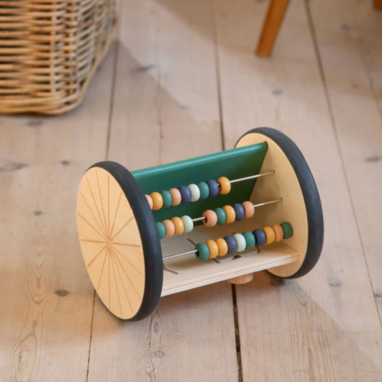 Sebra Houten activity roller spiegel