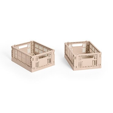 HAY colour crate mini set of 2 Powder