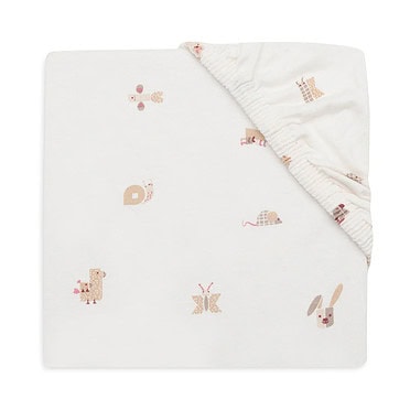 Jollein ledikant hoeslaken jersey - Animal Friends
