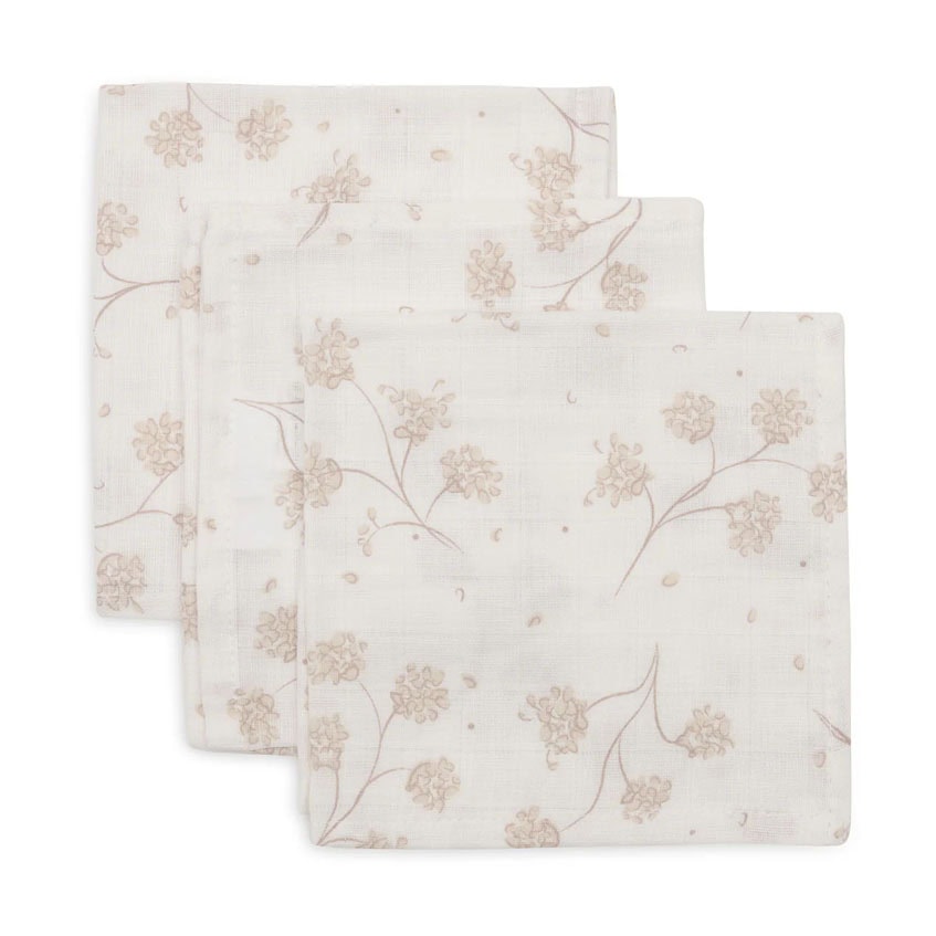Jollein hydrofiele monddoekjes 3-pack - Leafy dreams