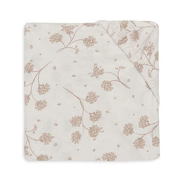 Jollein junior hoeslaken jersey - Leafy dreams