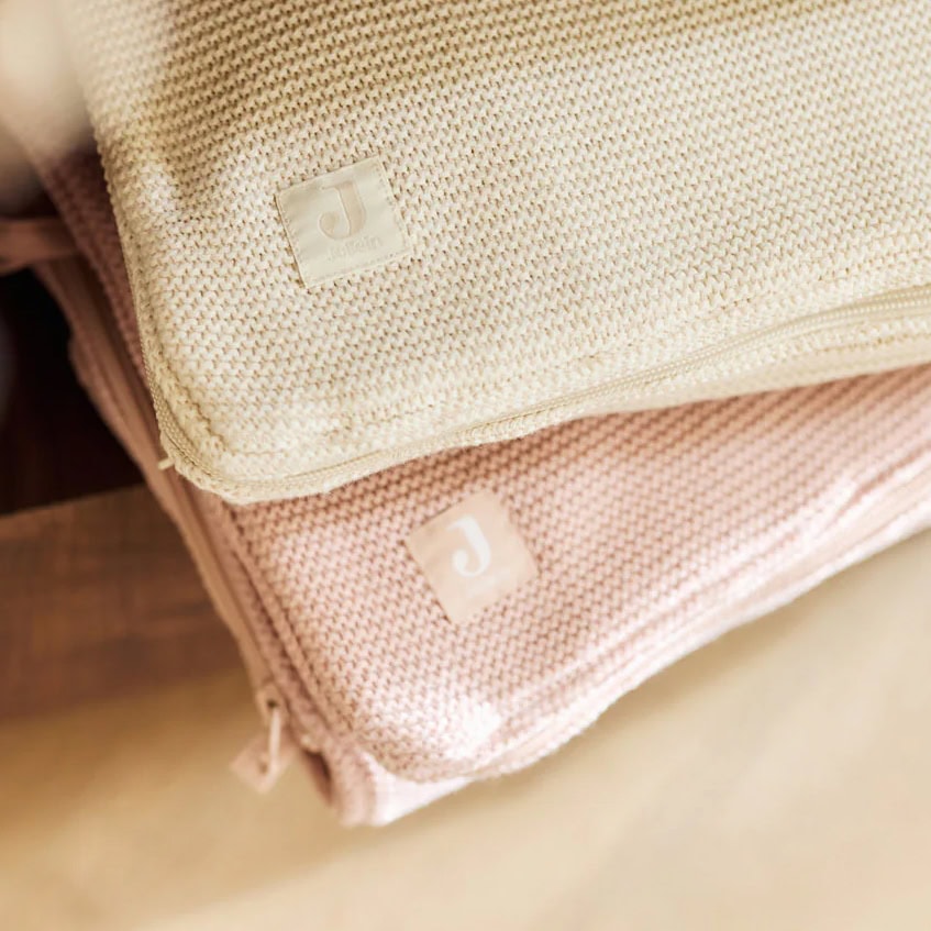 Jollein voetenzak autostoel basic knit - Wild Rose