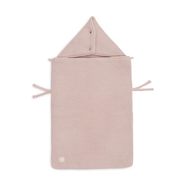 Jollein voetenzak autostoel basic knit - Wild Rose