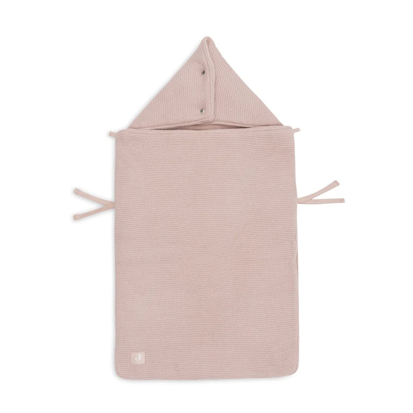 Jollein voetenzak autostoel basic knit - Wild Rose