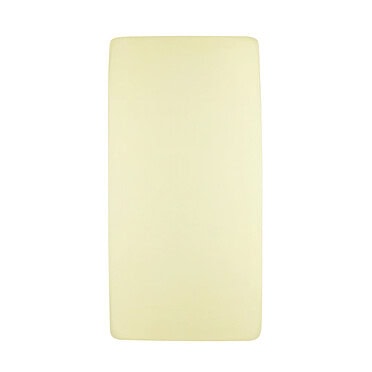 Meyco hoeslaken jersey home 90x200 - Soft Yellow