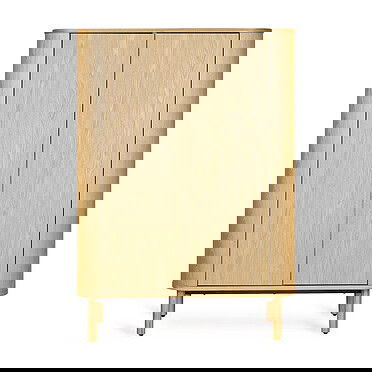 Quax Yume Kast Vlakke Deuren - Natural Ash