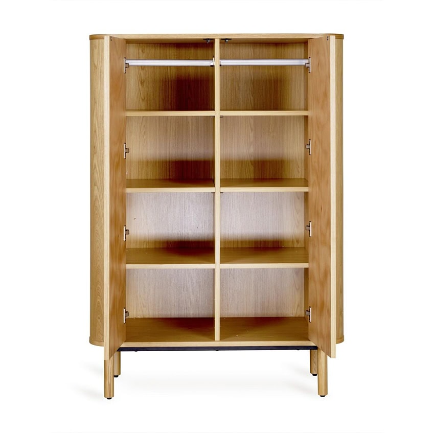 Quax Yume Kast Vlakke Deuren - Natural Ash