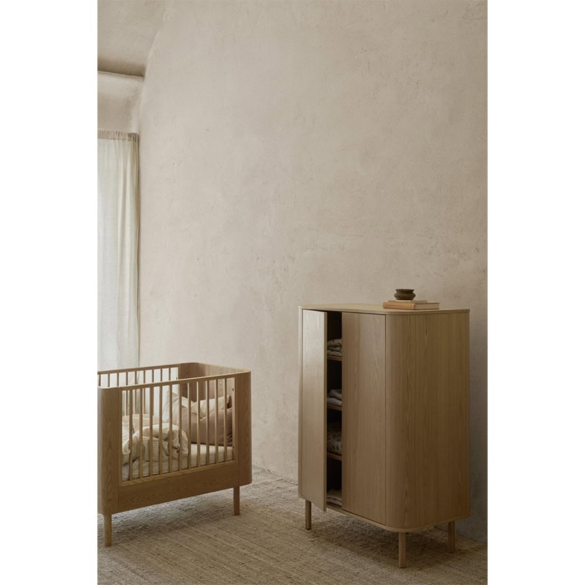 Quax Yume Kast Vlakke Deuren - Natural Ash