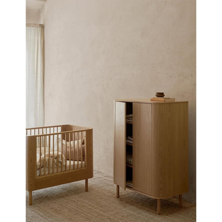 Quax Yume Kast Vlakke Deuren - Natural Ash