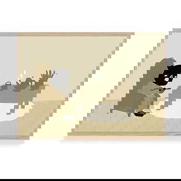 Ted & Tone poster Book and tea