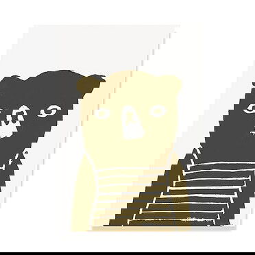 Ted & Tone poster Stripy bear