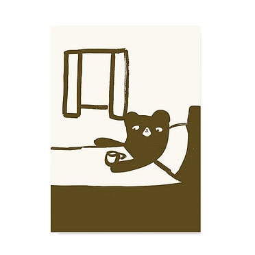 Ted & Tone poster Tea in bed