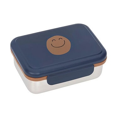 Lassig lunchbox stainless steel - Little gang smile navy