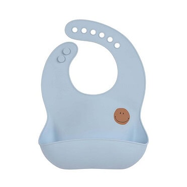 Lassig slabber silicone - Sky Blue