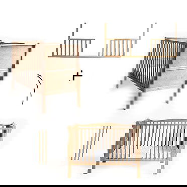 Woodies Woodies Ledikant Noble 60×120 + uitvalbeschermer