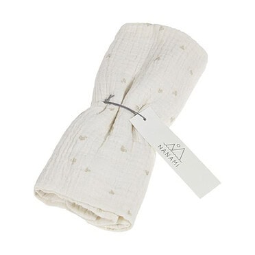 Nanami wieg/ledikantlaken Heart - Naturel